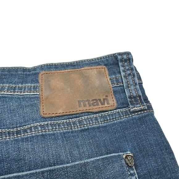 Mavi | Men | Matt Relaxed Mid Rise Straight Leg Jeans | Size 32x32 - Picture 12 of 14